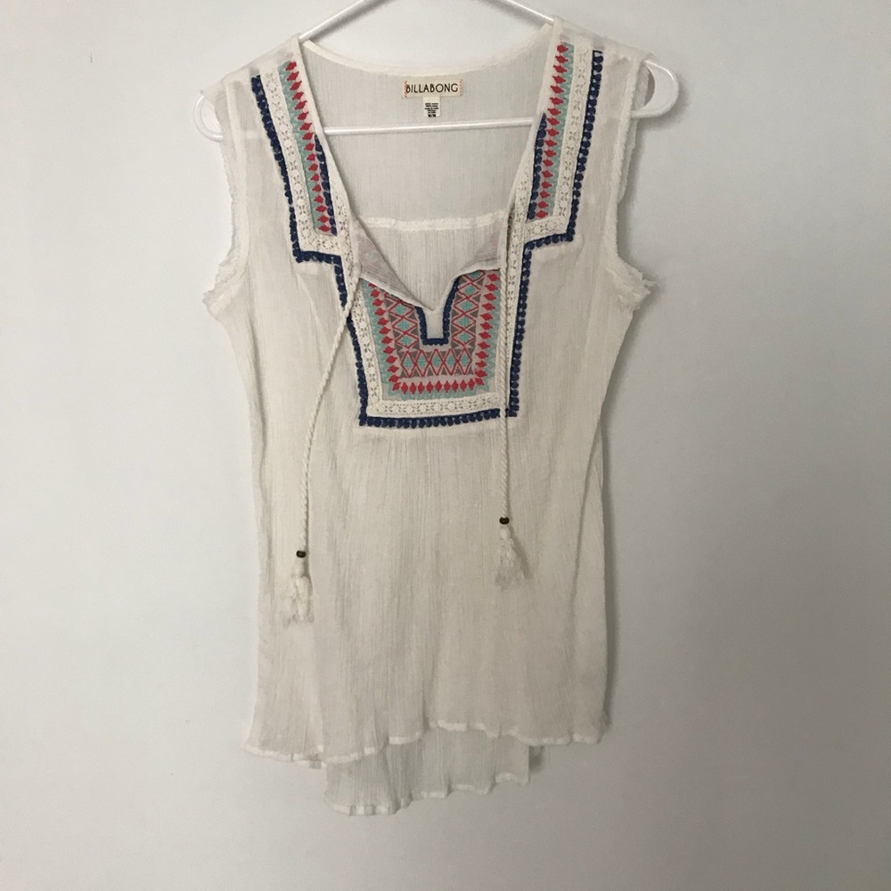 Billabong Boho gauzy top